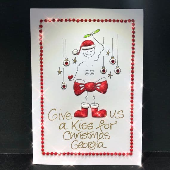 Christmas Naked Man