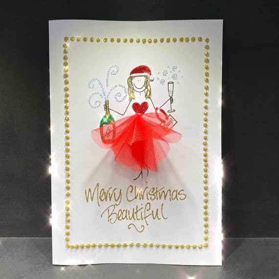 Christmas Net Dress Girl