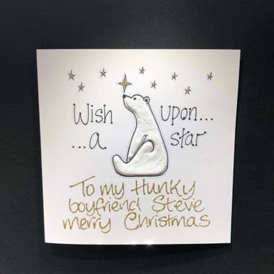 Christmas Polar Bear; Wish Upon A Star