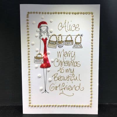 Christmas Shopper Girl