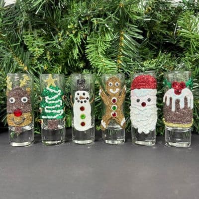 Christmas Shot Glass