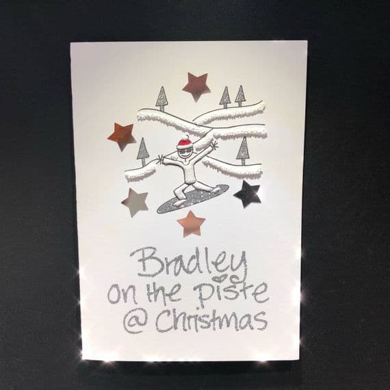 Christmas Snowboarder