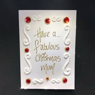 Christmas Swirls & Bling Border