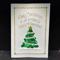 Christmas Tree; Blue, Pink, Green or White