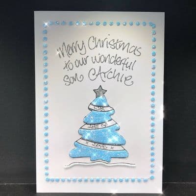 Christmas Tree; Blue, Pink, Green or White