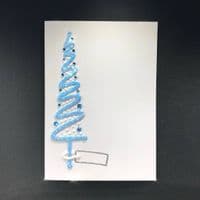 Christmas Tree Side ; White, Green, Pink or Blue