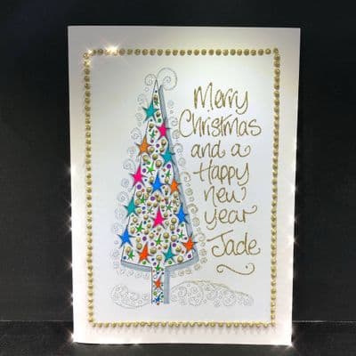 Colourful  Stars Christmas Tree