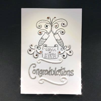 Congratulations Glasses: Gold or Silver