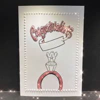 Congratulations Ring; Gold, Silver or Rose