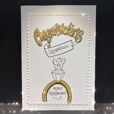 Congratulations Ring; Gold, Silver or Rose