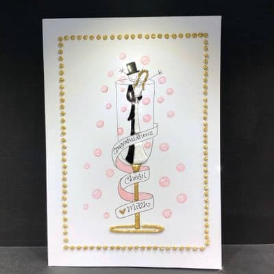 Couple in Champagne Flute