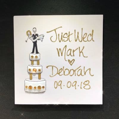 Couple on Cake: Gold or Silver