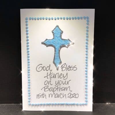 Cross; Blue, Pink or White