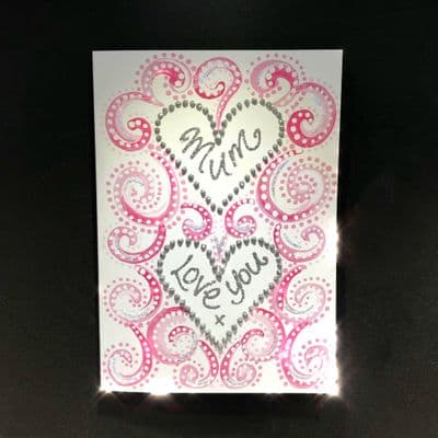 Double Hearts: Silver, Gold or Rose