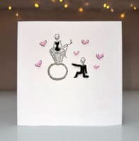 Engagement Ring Couple: Gold or Silver