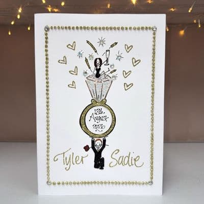 Engagement Ring Couple: Gold, Rose or Silver