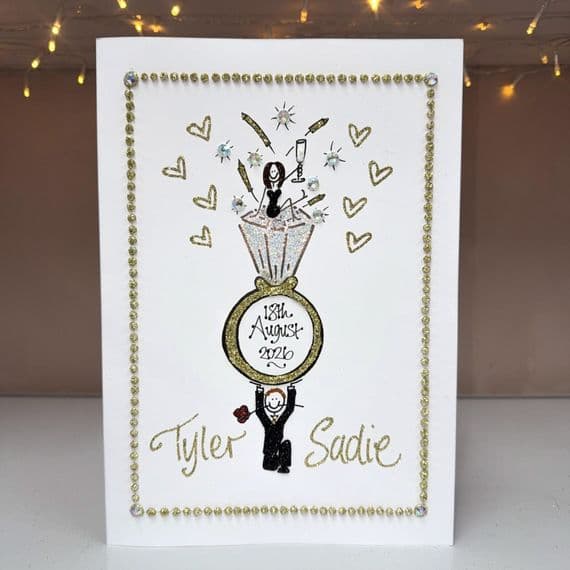 Engagement Ring Couple: Gold, Rose or Silver