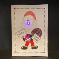 Father Christmas with Light Up Nose