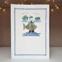 Fisherman's Catch Birthday Card
