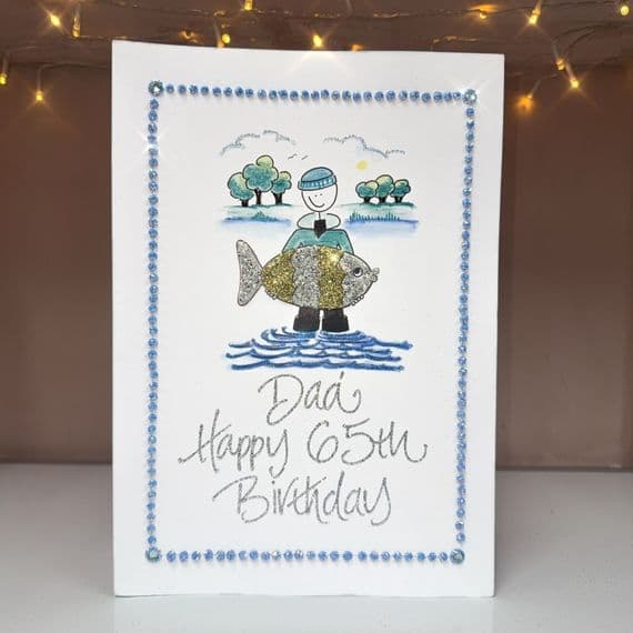Fisherman's Catch Birthday Card