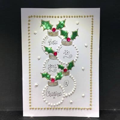 Five Christmas Baubles