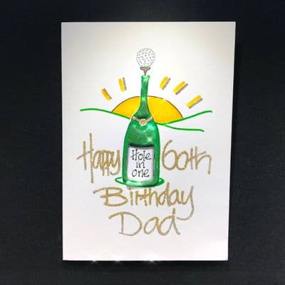 Golf Ball on Bottle: Hole in One