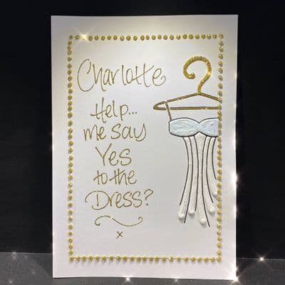 Hanging Wedding Dress