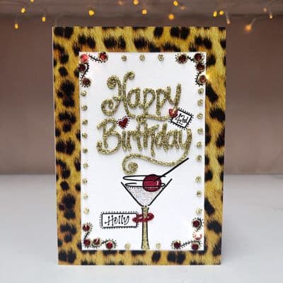 Happy Birthday Leopard Border