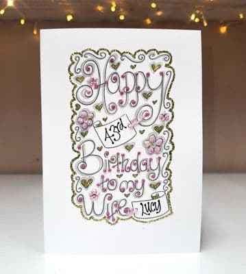 Happy Birthday to my Beautiful Wife