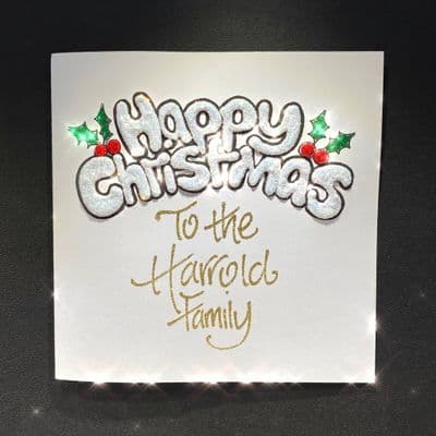 Happy Christmas with Holly