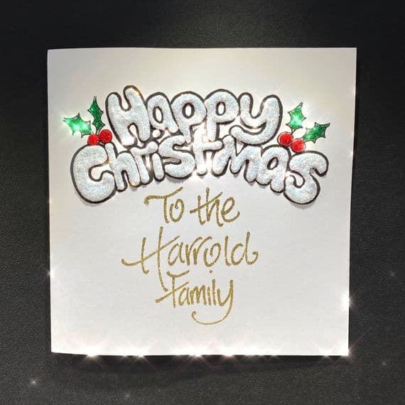 Happy Christmas with Holly