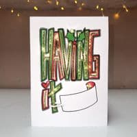 Having It Christmas Card