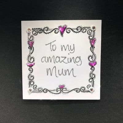 Heart Border with Swirls