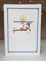 Lady on Sunlounger