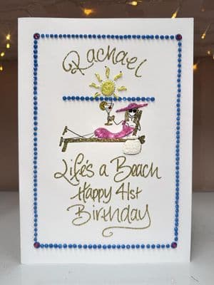 Lady on Sunlounger