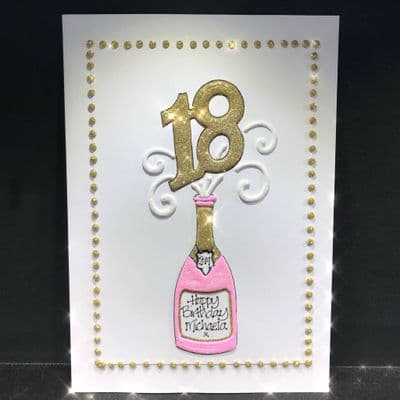 Large A4 18 Bottle: Pink or Black