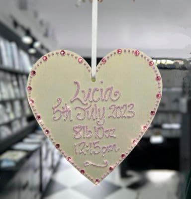 Large Craft Wooden Heart