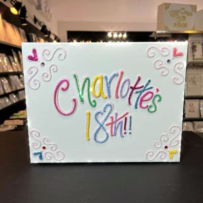 Large White Keepsake Box