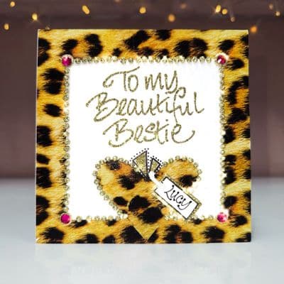 Leopard Heart with Border