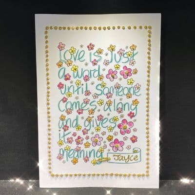 Love Is Just A Word...