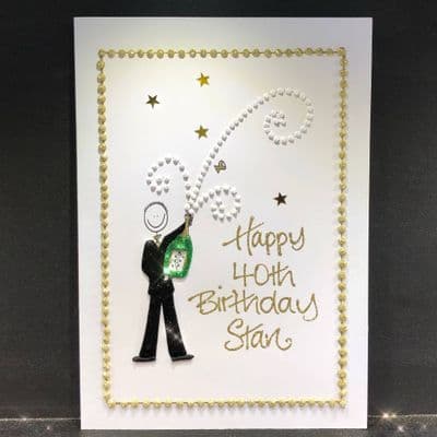 Man Holding Champagne