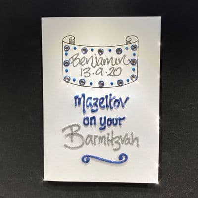 Mazeltov on your Barmitzvah