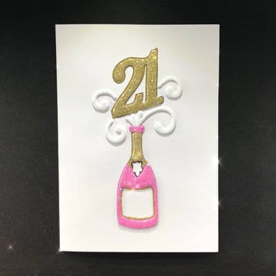 Medium A5 21 Bottle; Pink or Black