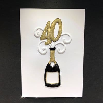 Medium A5 40 Bottle; Pink or Black