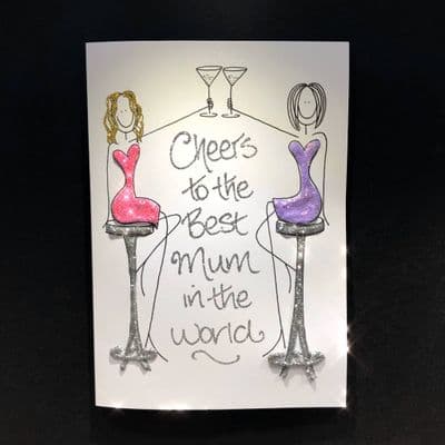 Mother and Daughter on Stools