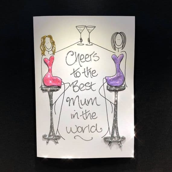 Mother and Daughter on Stools