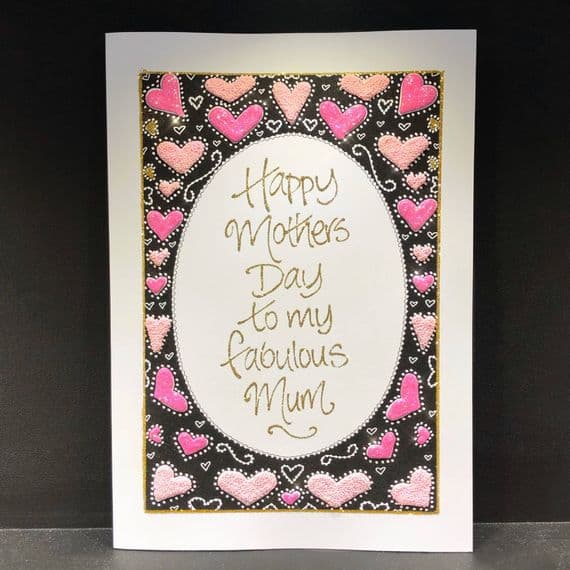 Mother's Day Hearts Border