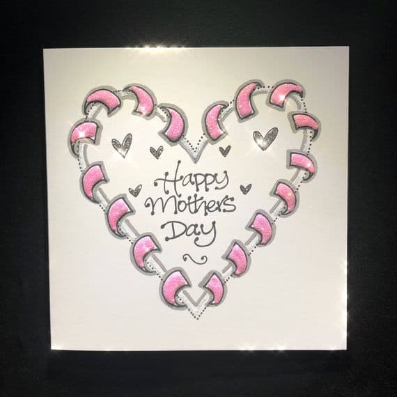 Mothers Day Heart Ribbon
