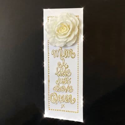 Mum A Title Just Above Queen: Pink or White