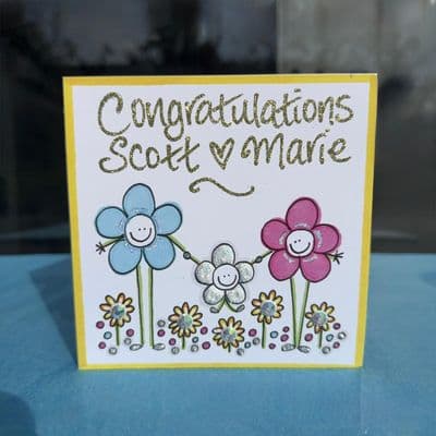 Mum, Dad & Baby Flowers